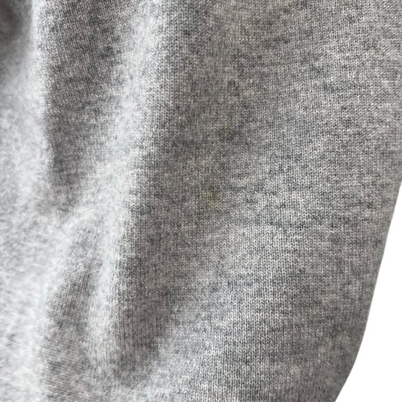 $595 St. John Gray Cashmere Cut-Out V-Neck Pullover size XL - Picture 3 of 9